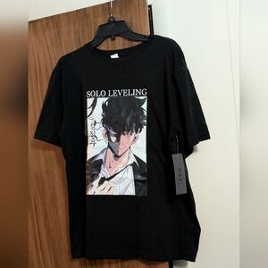 Solo Leveling Black Graphic T-Shirt
